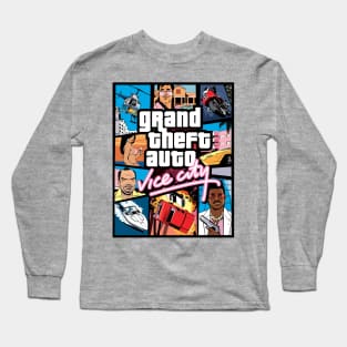 Vice City Cover HD Long Sleeve T-Shirt